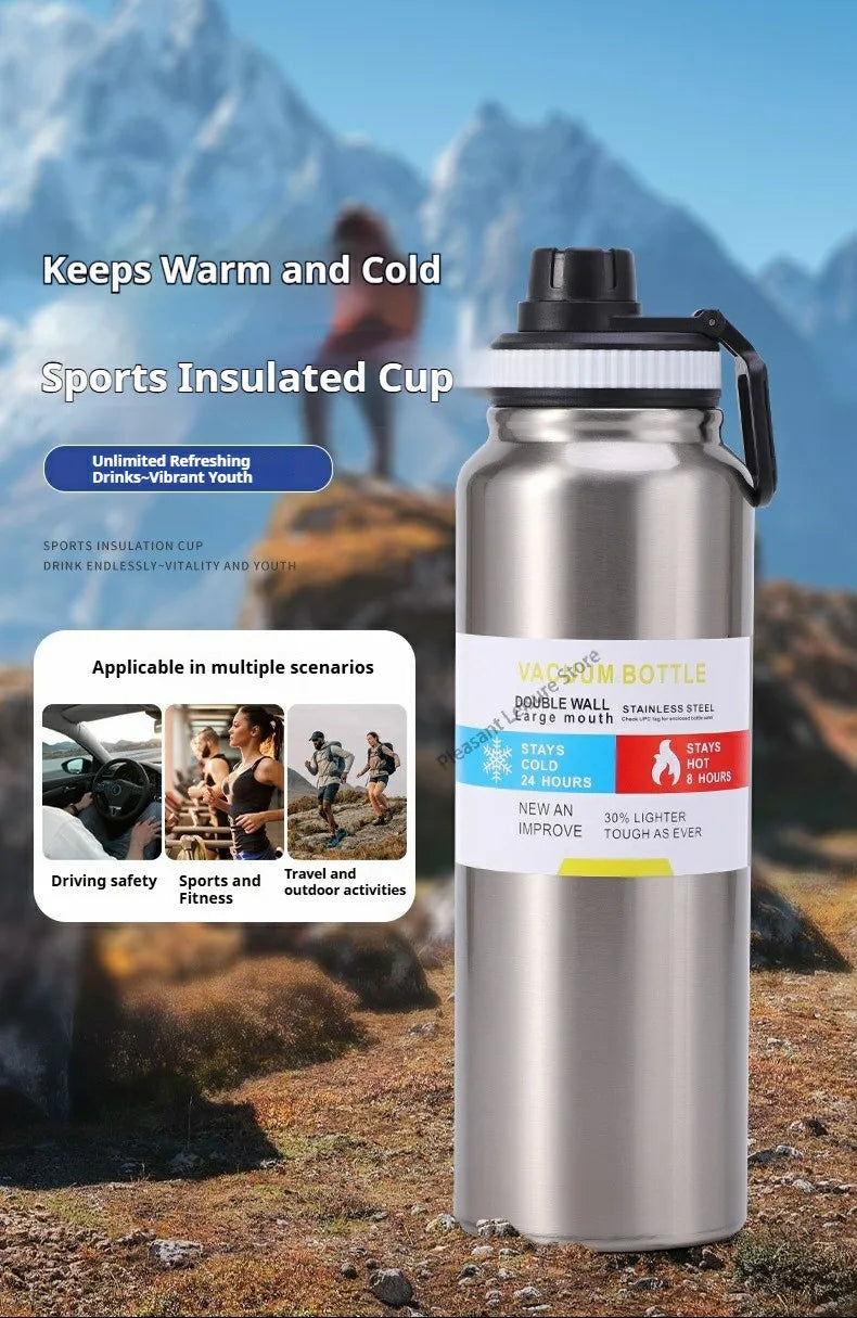 Stainless Steel Vacuum Thermos Bottle | Insulated Sport Mug