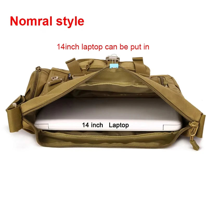 Bolso cruzado táctico para hombre | Perfecto para viajes y uso al aire libre