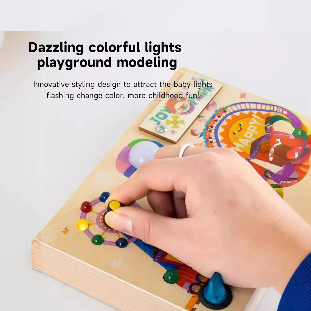 Engaging LED Busy Board | Interactive Sensory Toy for Kids
