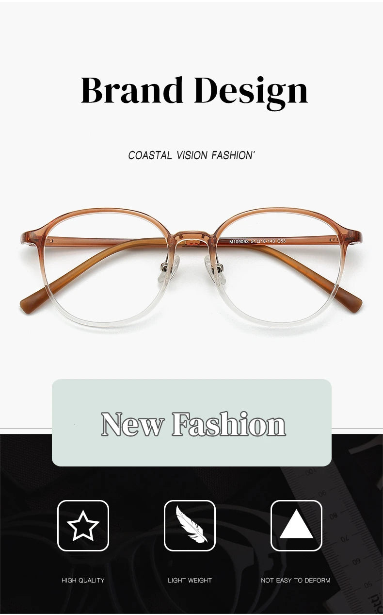 Anti Blue Light Photochromic Prescription Glasses | Retro Round Frames 2026