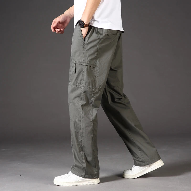 Men's Cotton Cargo Pants | Casual Sports Sweatpants for Every Day