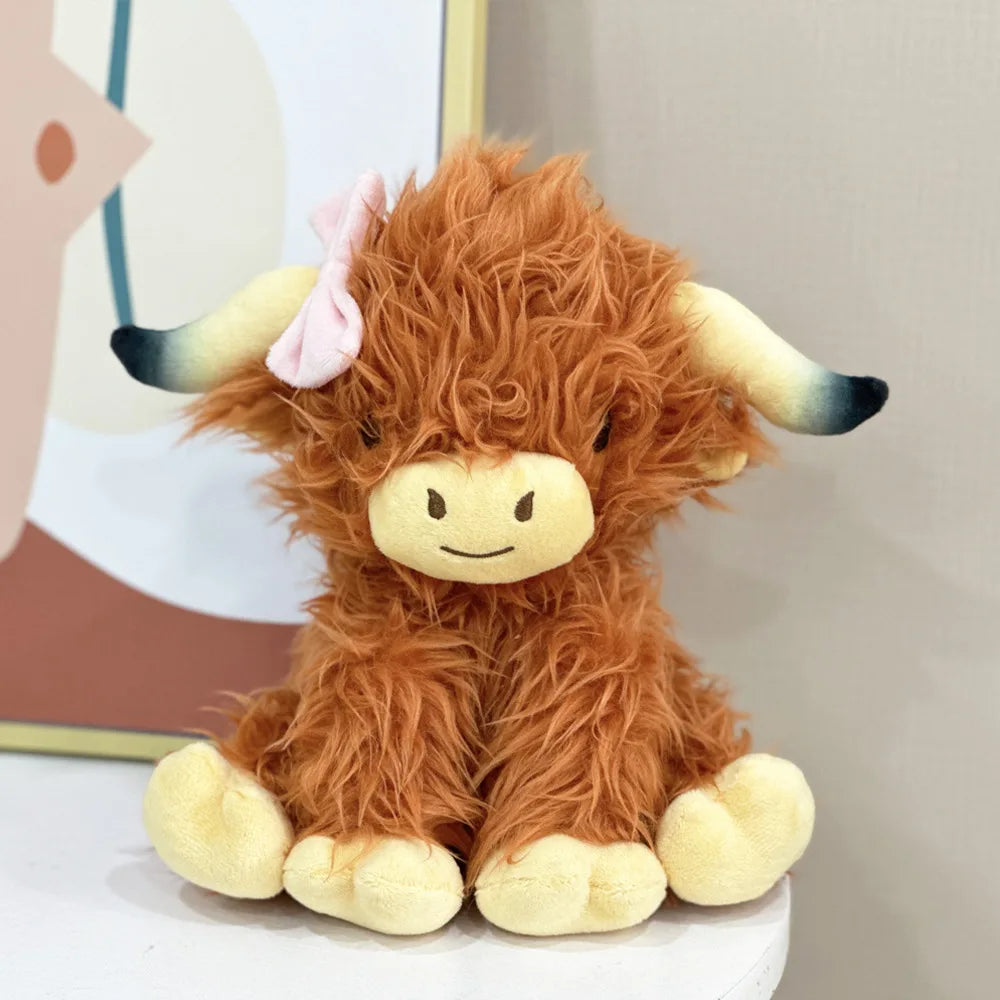 Adorable Highland Cow Plush Toy | Soft & Cuddly Stuffed Animal