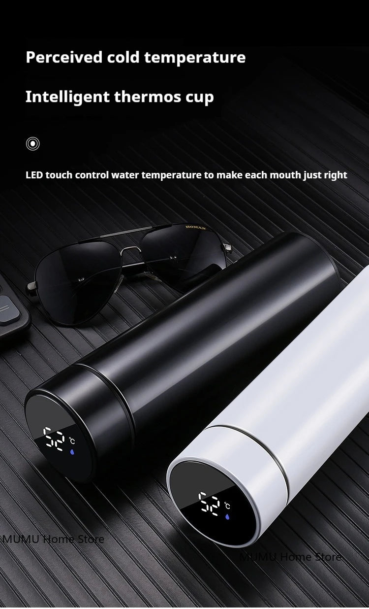 500ML Intelligent Temperature Thermos Bottle | Insulated Sports Cup