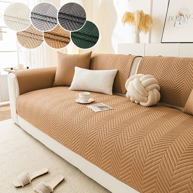 W-Shaped Sofa Cushion | All-Season Antislip Cover for Sofas