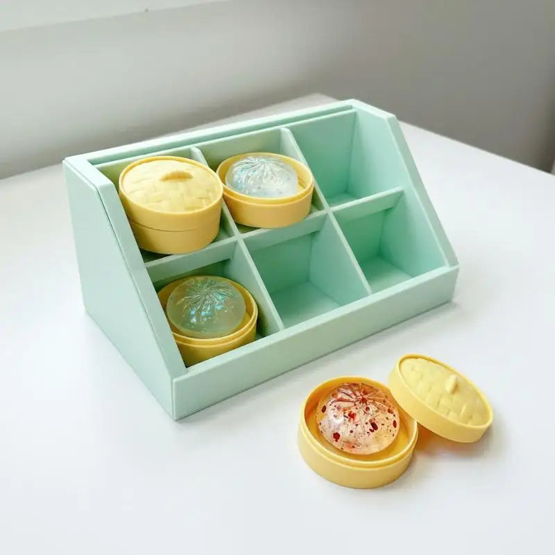 Crystal Bun Cute Mini Soup Dumpling Shaped Stress-relief Squeeze Toy, Venting Office Prank Toy, Slow Rebound, Fun Gift