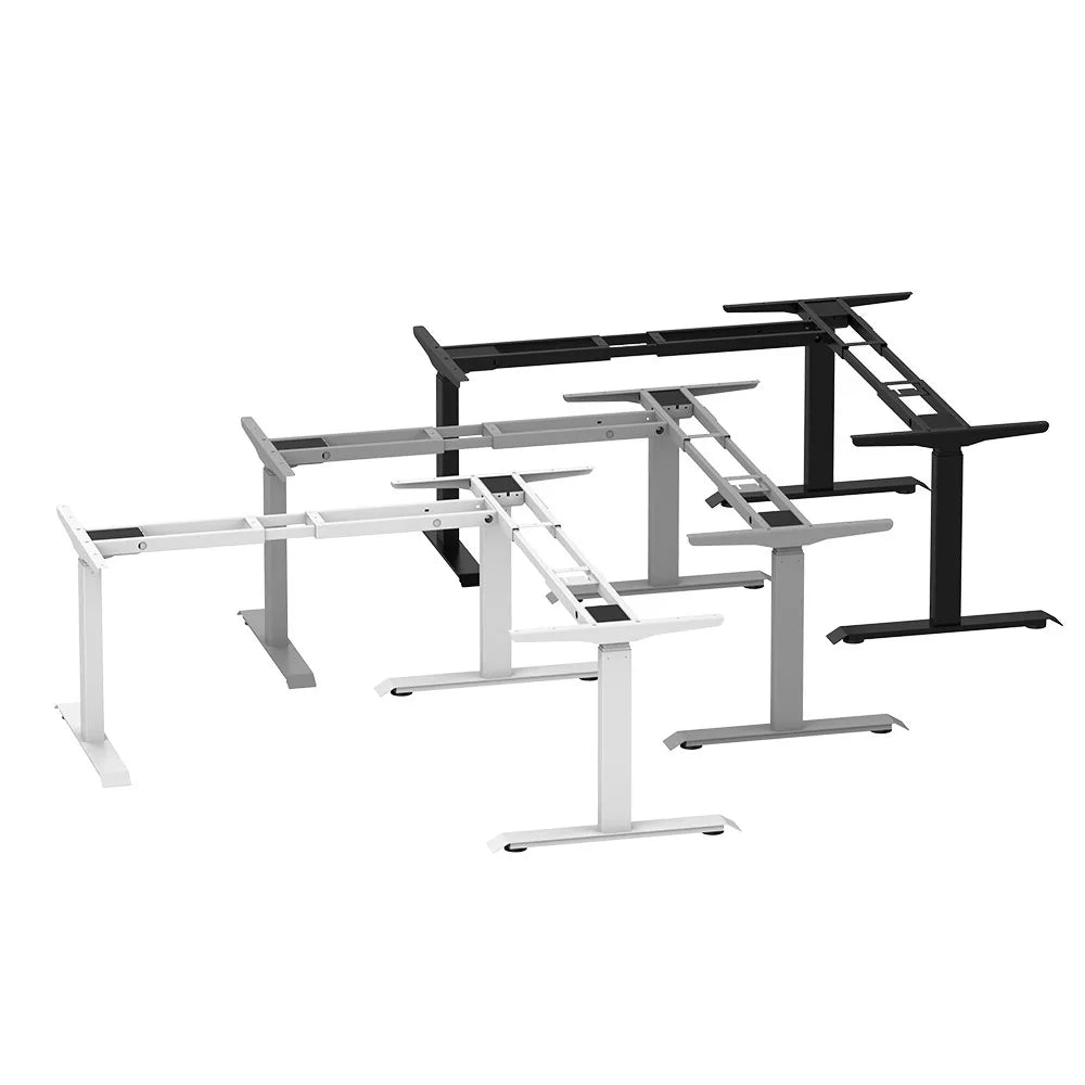 Height Adjustable Ergonomic Electric L Shaped Standing Desk