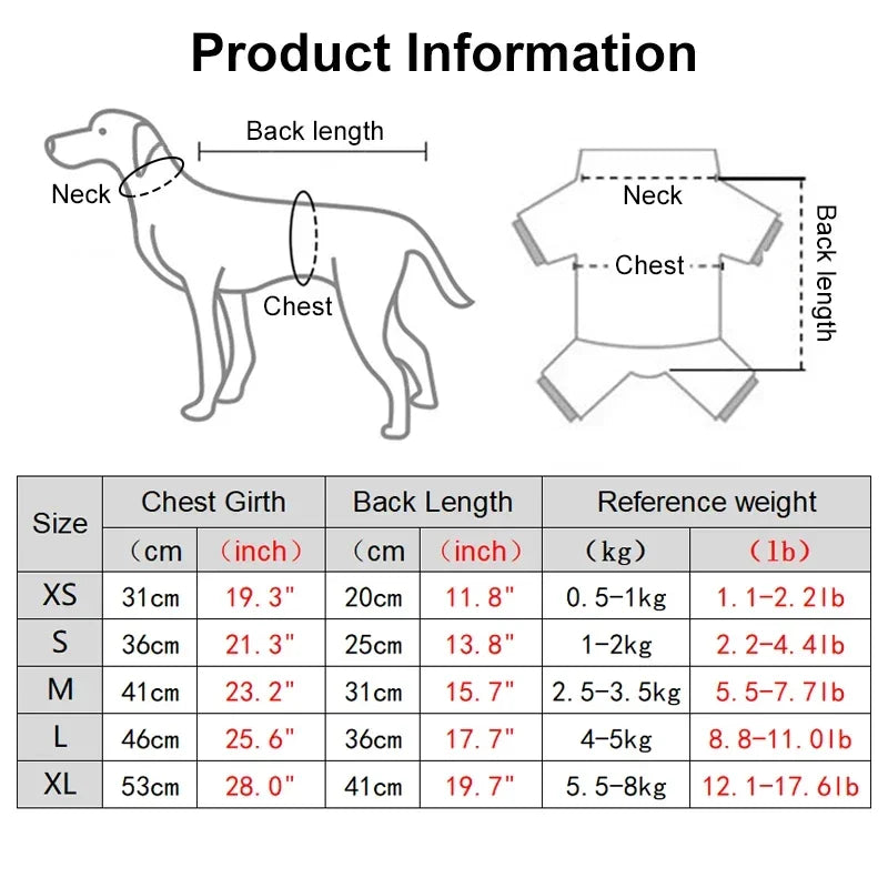 Soft Cotton Dog Pajamas for Small Dogs | Stretchable Dinosaur Design