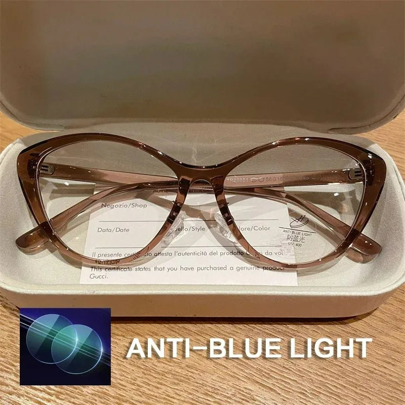 Trendy Cat Eye Reading Glasses for Women | Stylish Anti Blue Light Eyewear