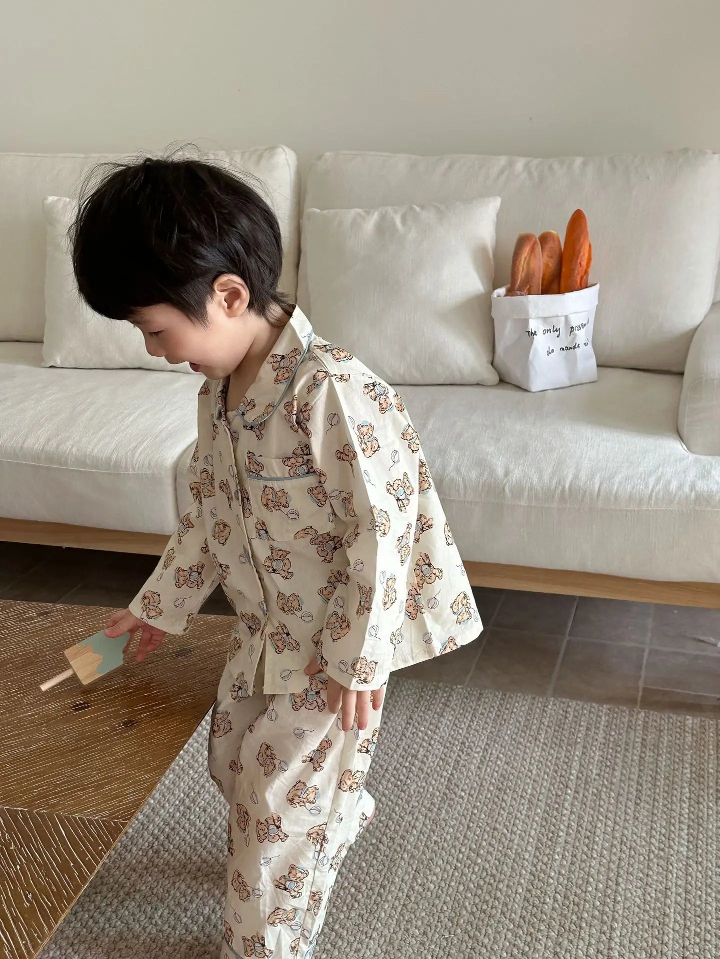 Spring Children's Cartoon Homewear Outfits | Cute Pajamas Set