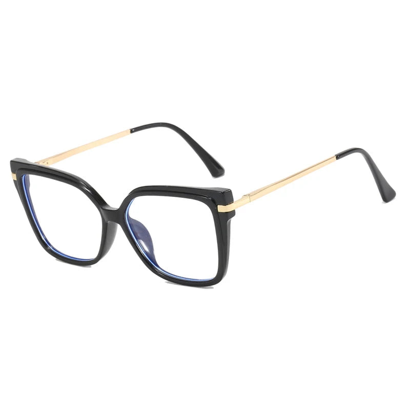Stylish Retro Square Glasses Frame | Anti-Blue Light Protection