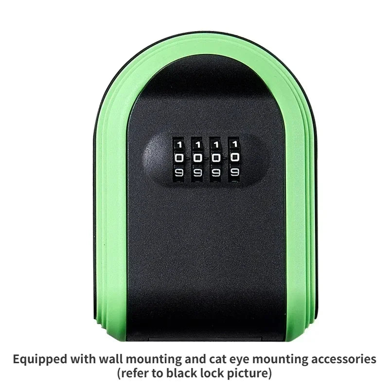 Wall Mount Key Lock Box | Secure 4-Digit Code Storage Organizer