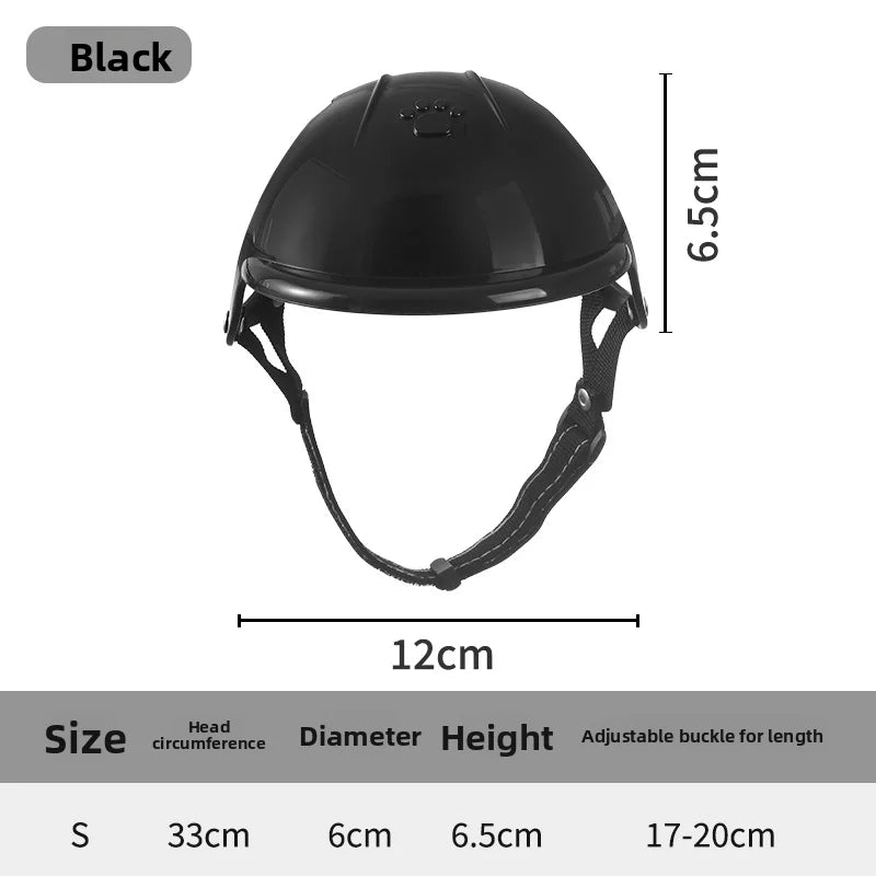 Pink Pet Helmet | Stylish Dog & Cat Motorcycle Accessory