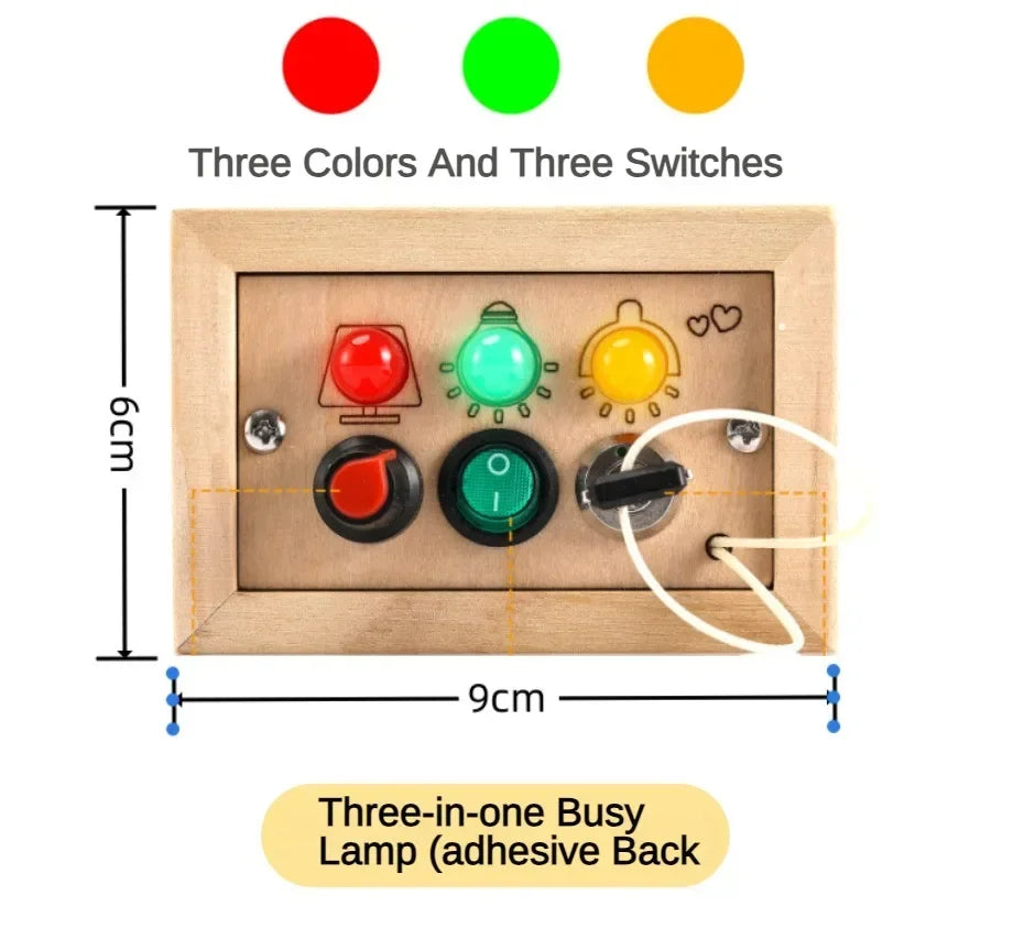 Montessori Busy Board for Toddlers | Interactive Learning Fun