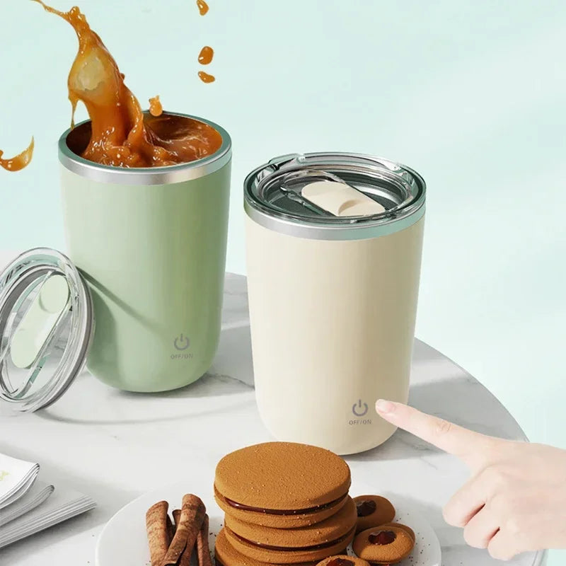 Rechargeable Automatic Coffee Stirring Mug | Electric Mixing Cup