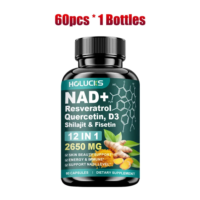 NAD+ Supplement with Resveratrol for Women | Energy & Anti-Aging