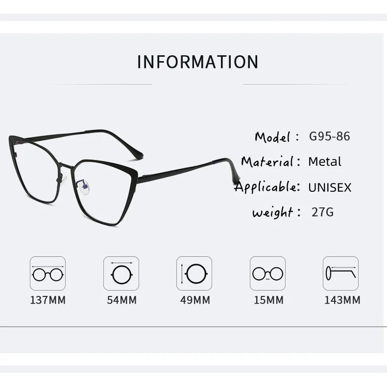 Retro Cat Eye Photochromic Reading Glasses for Women | Anti Blue Light