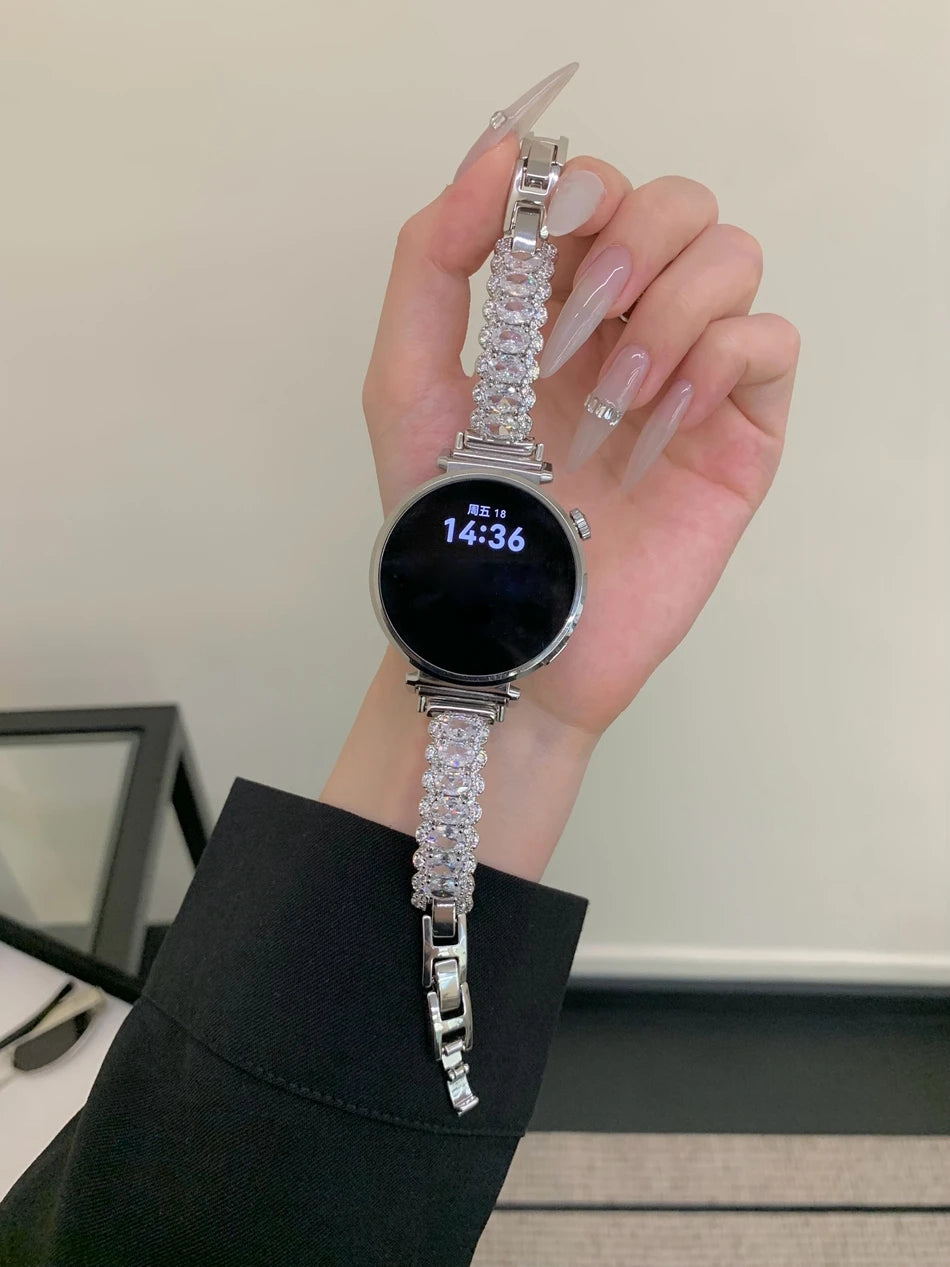 Dazzling Luxury Jewelry Band for Smartwatches | Elegant Women's Strap