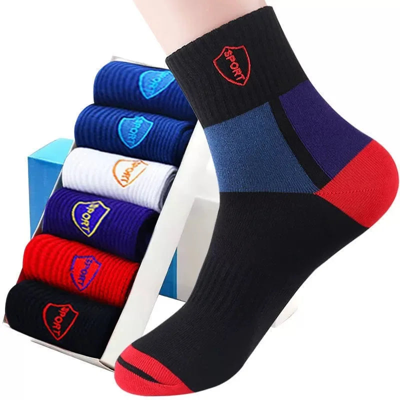 10 Pairs Men’s Cotton Short Socks | Breathable Low-Cut Ankle Socks