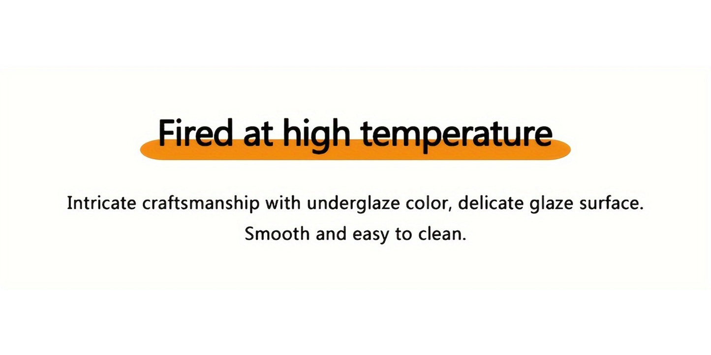 Bohemian Style Ceramic Serving Plates | Set of 6 Dessert Plates