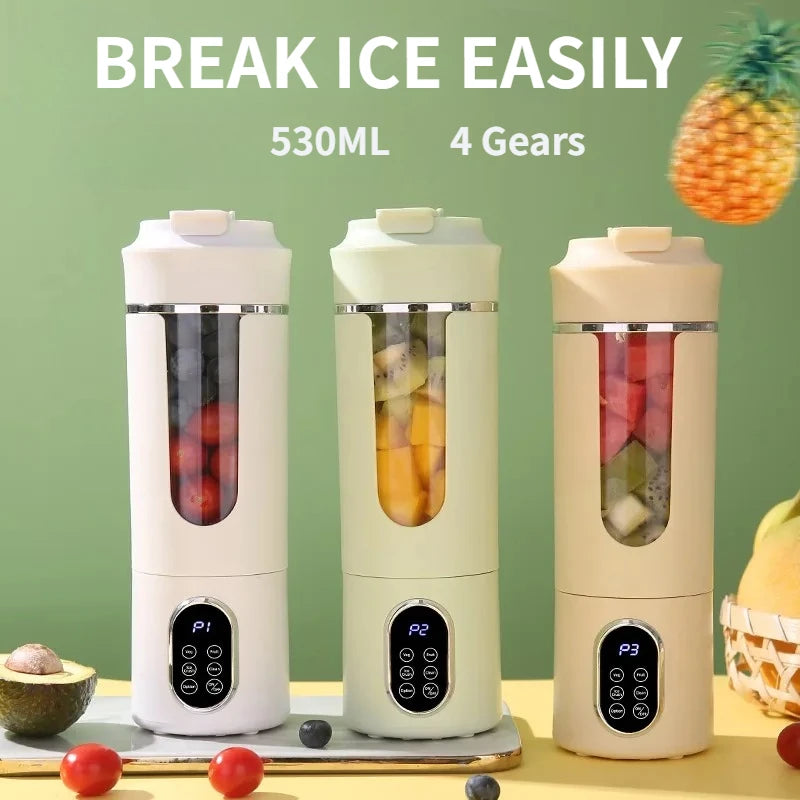 Portable Juicer - 530ml Mini Fresh Juice Blender with USB Charging