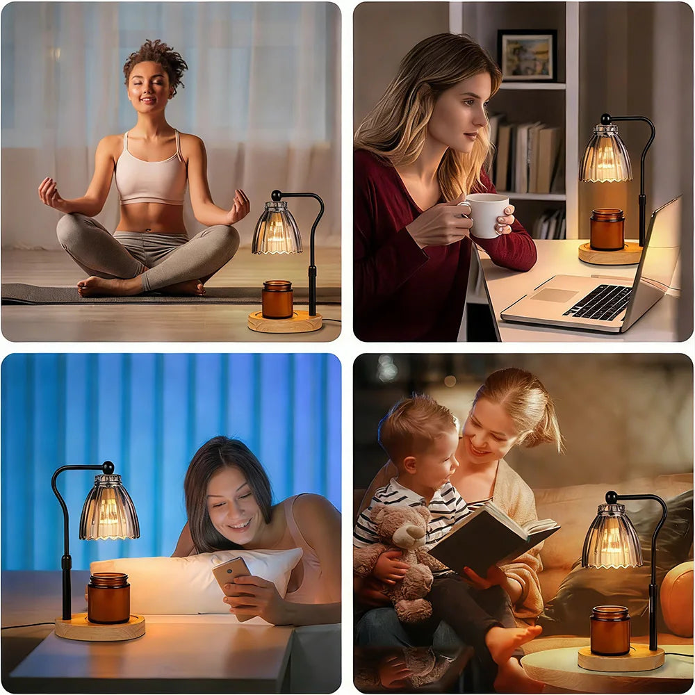 Electric Wax Melts Timer Candle Warmer Lamp | Aromatherapy Decor