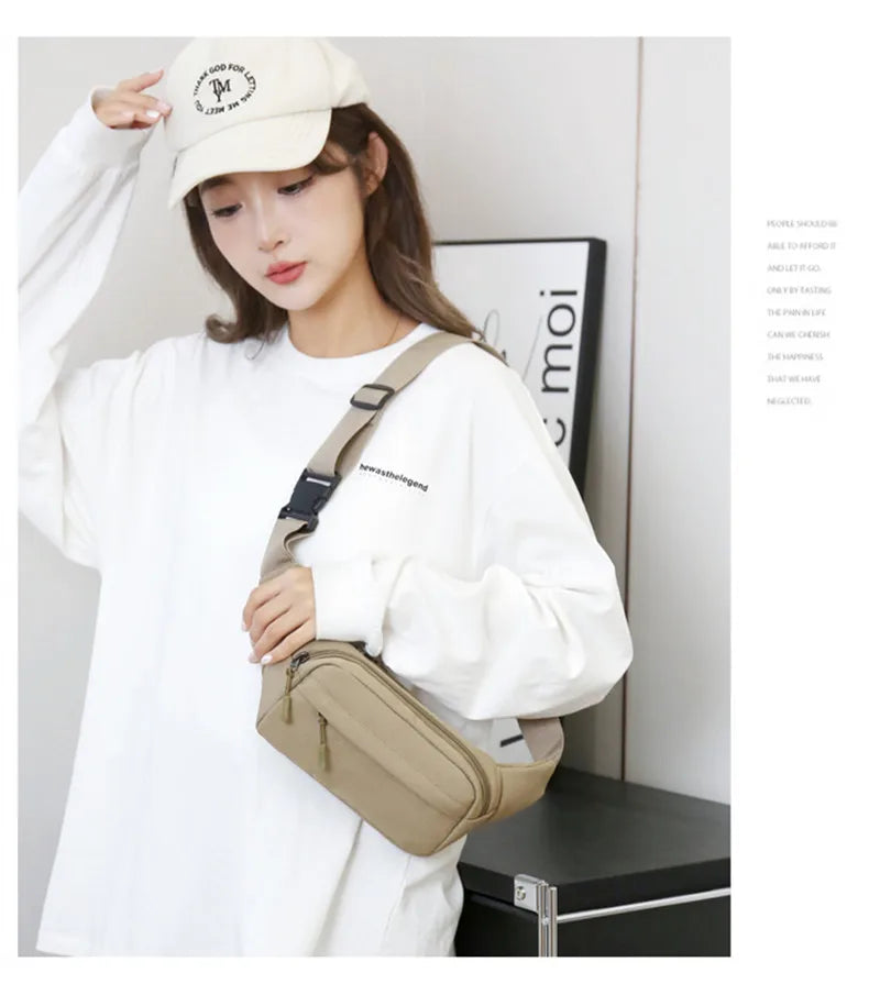 Casual Waist Bag for Men & Women | Large Phone Belt Pouch