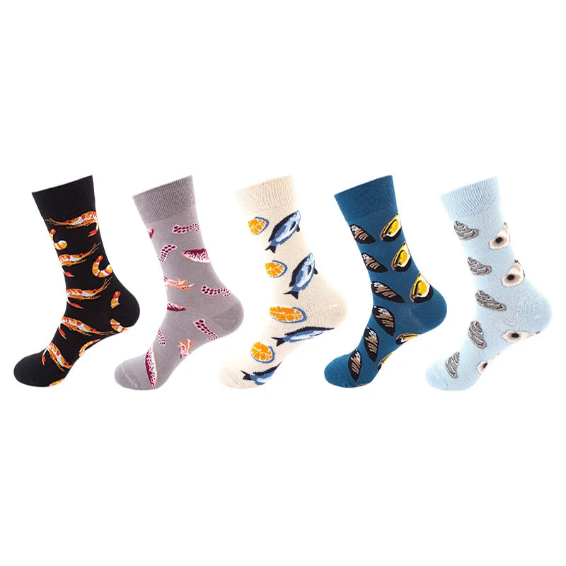 Unisex Combed Cotton Hip Hop Socks | Trendy & Fun Fashion
