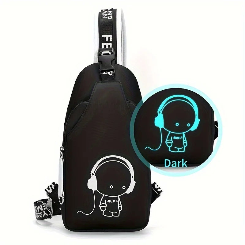 Large Capacity Casual Backpack Set | Stylish Travel & Chest Bags