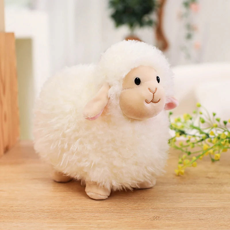 Soft Cotton Candy Plush Sheep Toys | Adorable Stuffed Alpaca Dolls