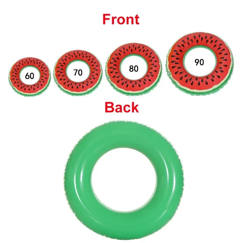 Watermelon Pool Floats | Fun Inflatable Swimming Ring for All Ages