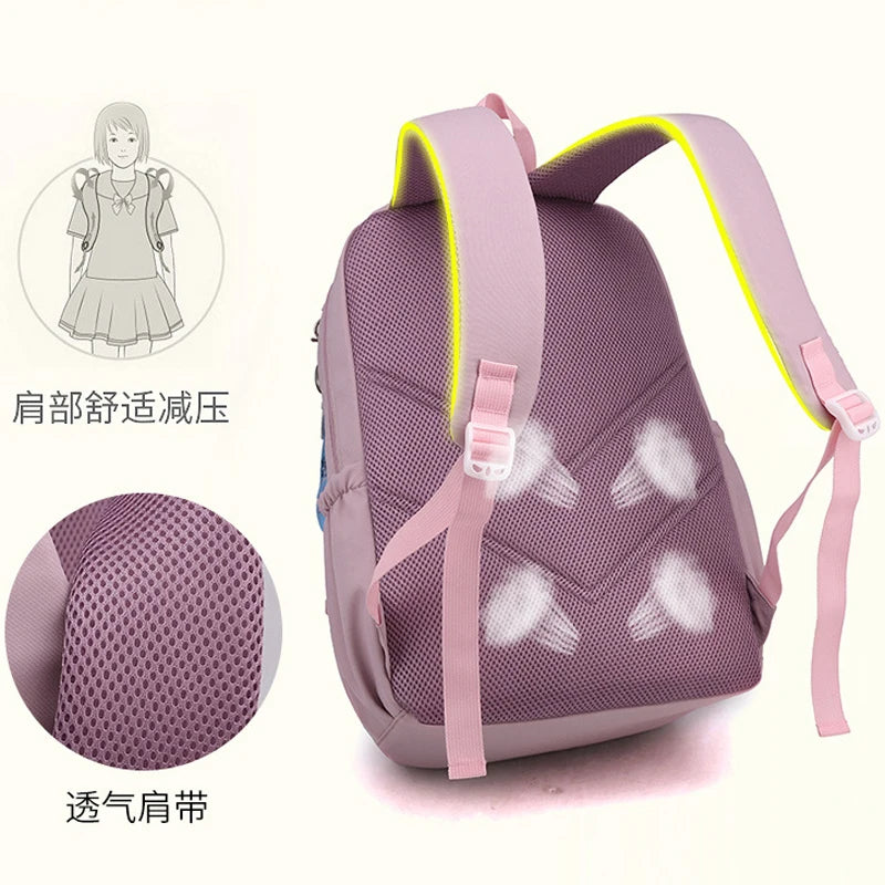 Stylish Pink School Backpack for Girls | Fashion Meets Functionality
