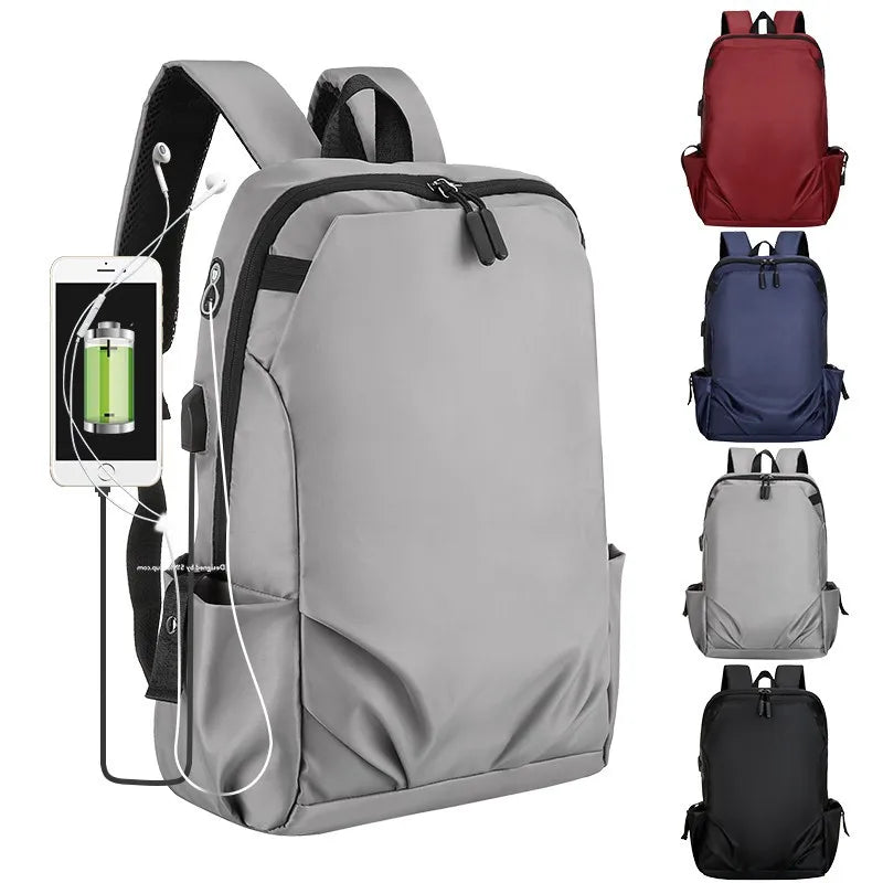 Cute Waterproof Men's Business Laptop Backpack with Cat Print