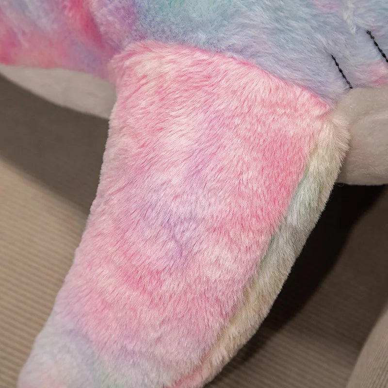 Giant Cute Colorful Shark Plush Toy | Soft Animal Pillow Cushion
