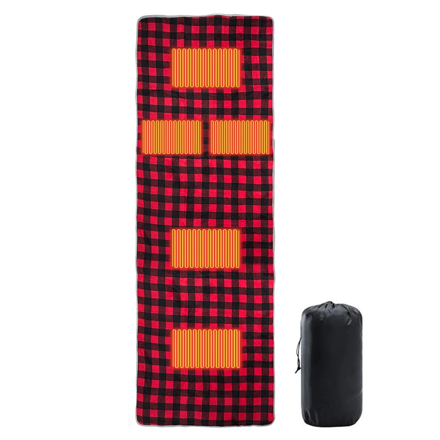 5 Zone USB Heated Sleeping Mat | Warmth for Outdoor Adventures