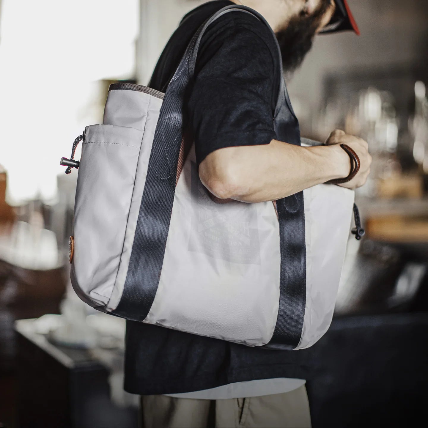 Waterproof Men's Tote Bag | Large Capacity Laptop Shoulder Bag