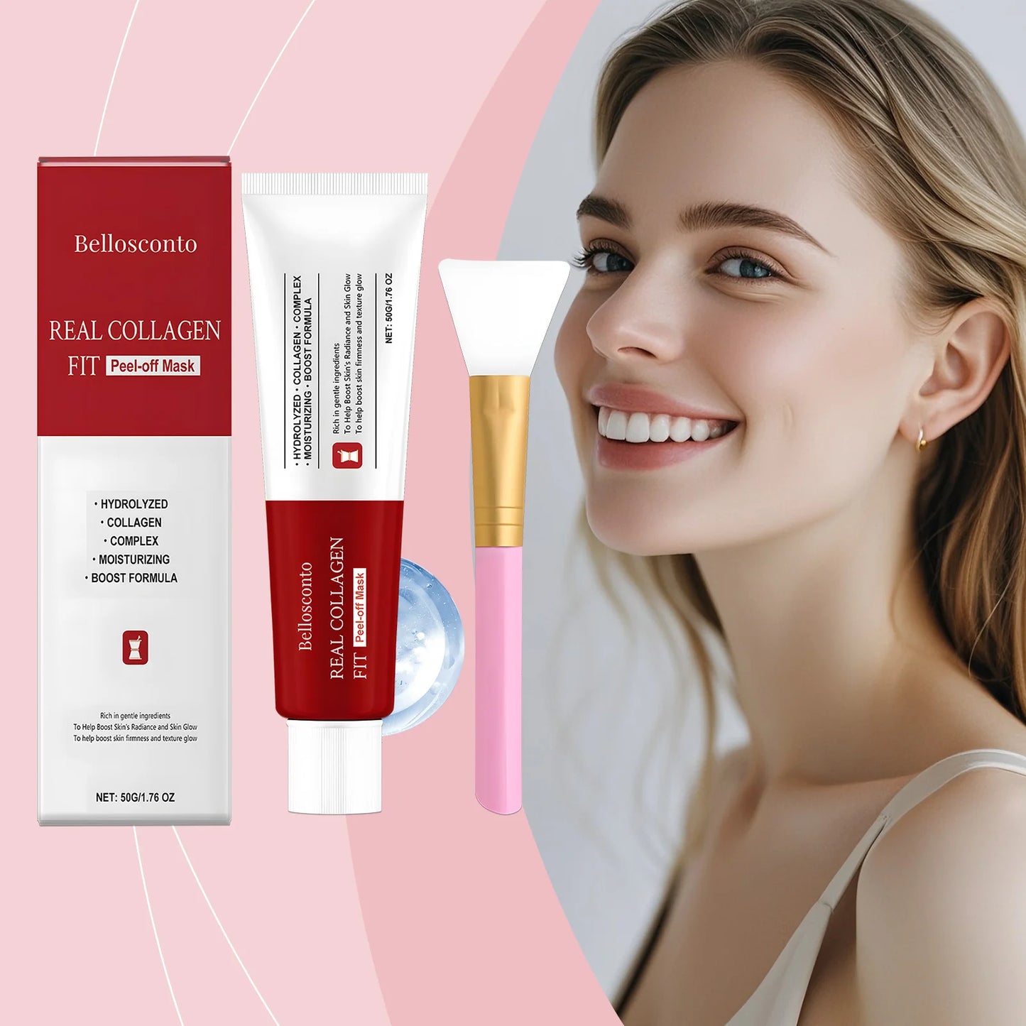 Hydrating Collagen Peel-Off Mask for Nourished, Translucent Skin