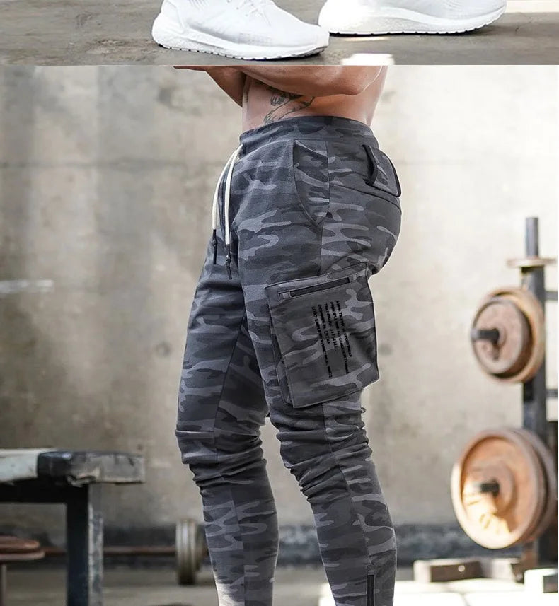 Men's Multi-Pocket Workout Training Pants | Stylish Jogging Sweatpants