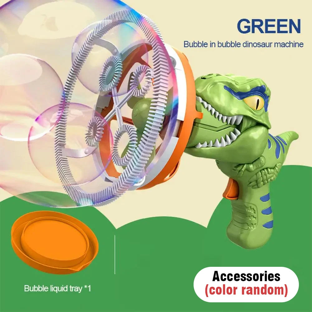 Dinosaur Electric Bubble Gun | Fun Automatic Bubble Machine for Kids