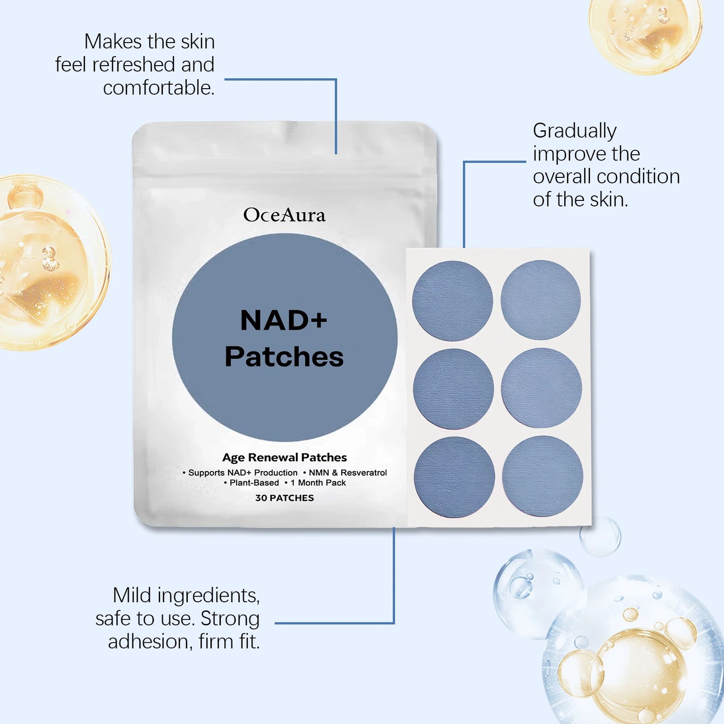 Nourishing Body Care Patches for Revitalized Skin | Free Shipping