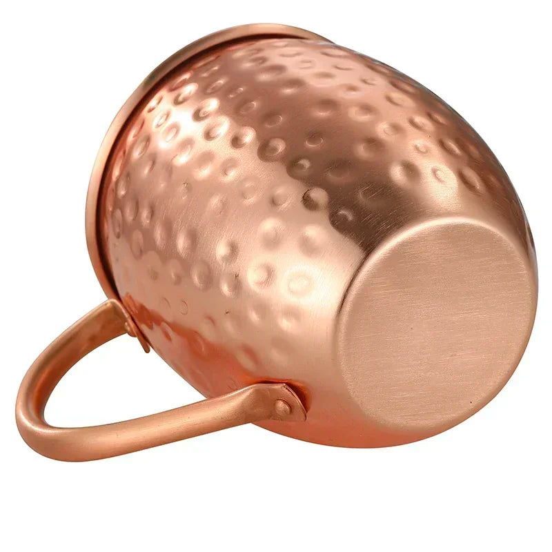 Copper Moscow Mule Mug Durable Coppery Beer Mugs Coffee Mug Milk Cup Pure Copper Cup Drinkware