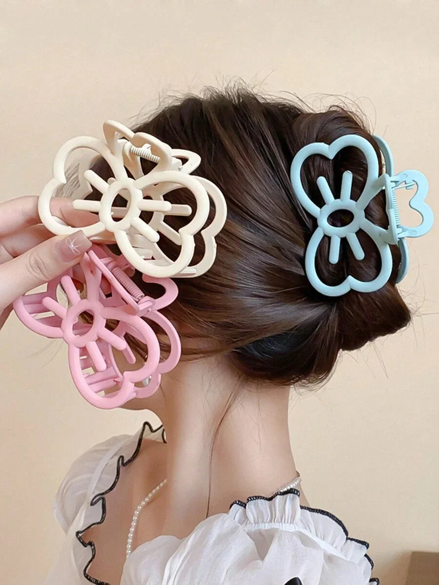 Candy Color Cat Bow Hair Clip | Stylish Hair Claw for Girls