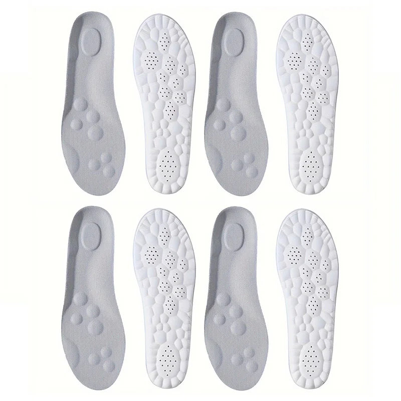 Plantillas deportivas de látex de alta elasticidad | Almohadillas transpirables con soporte de arco