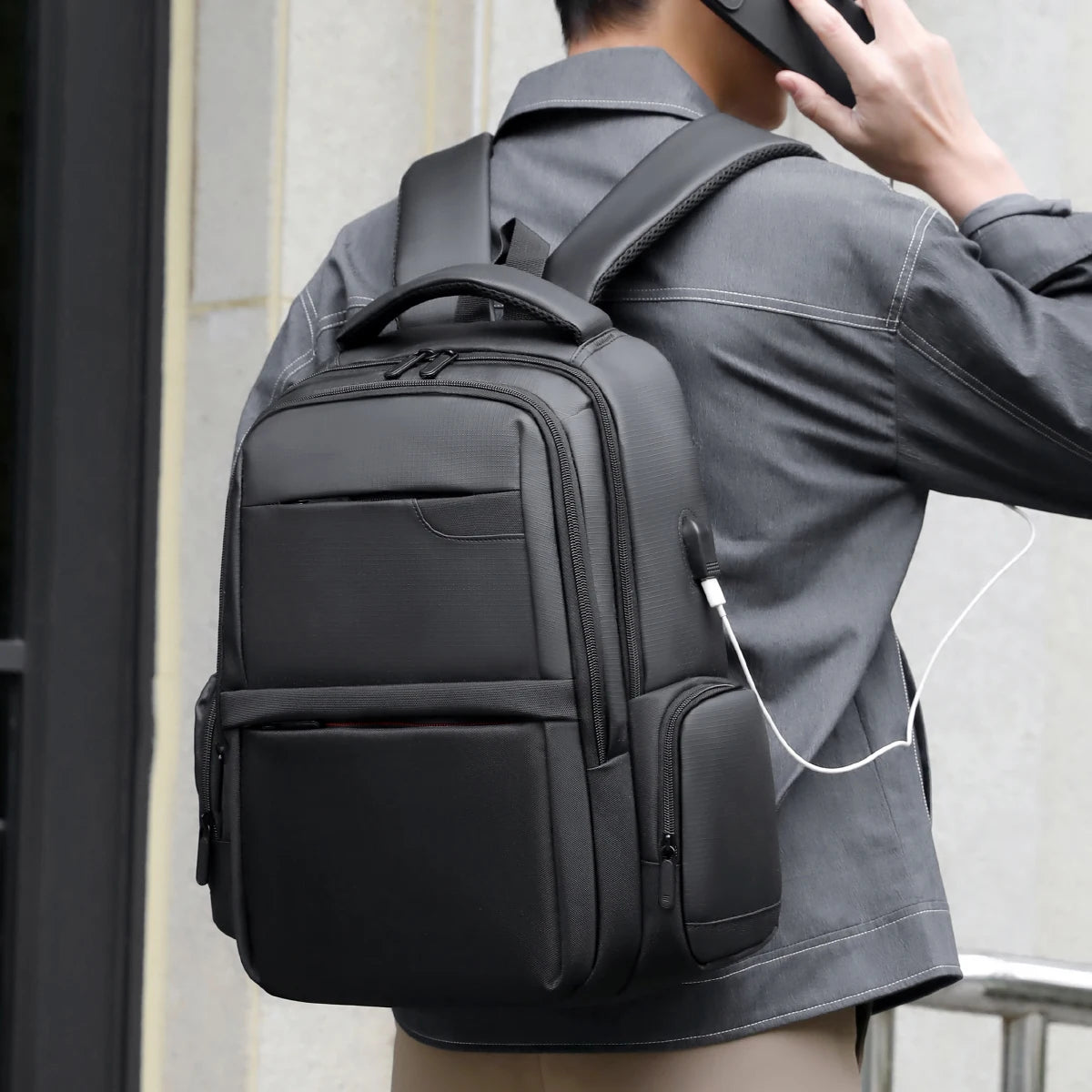 Large-Capacity Business Backpack for Students | Lightweight Travel Bag