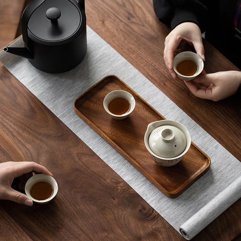 Eco-Friendly Wooden Dessert Plates | Elegant Serving Trays