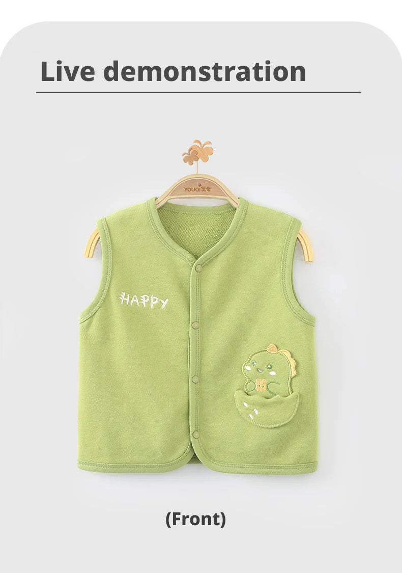 Warm Baby Vest for Boys and Girls | Cozy Autumn-Winter Layering