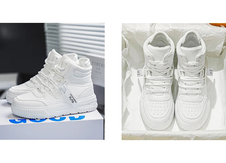 Men's Casual High-Top Sneakers | Stylish & Versatile Footwear
