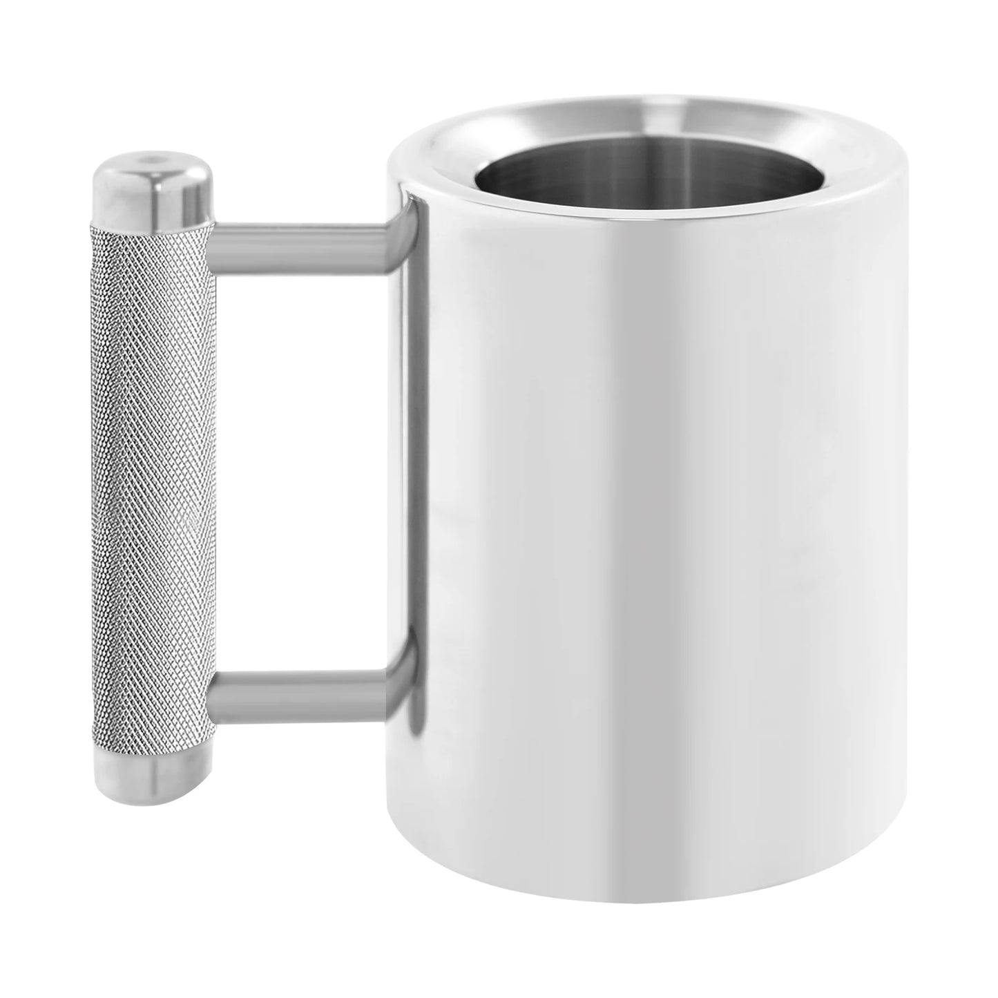 Heavy-Duty Stainless Steel Sports Mug | Fitness Dumbbell Cup