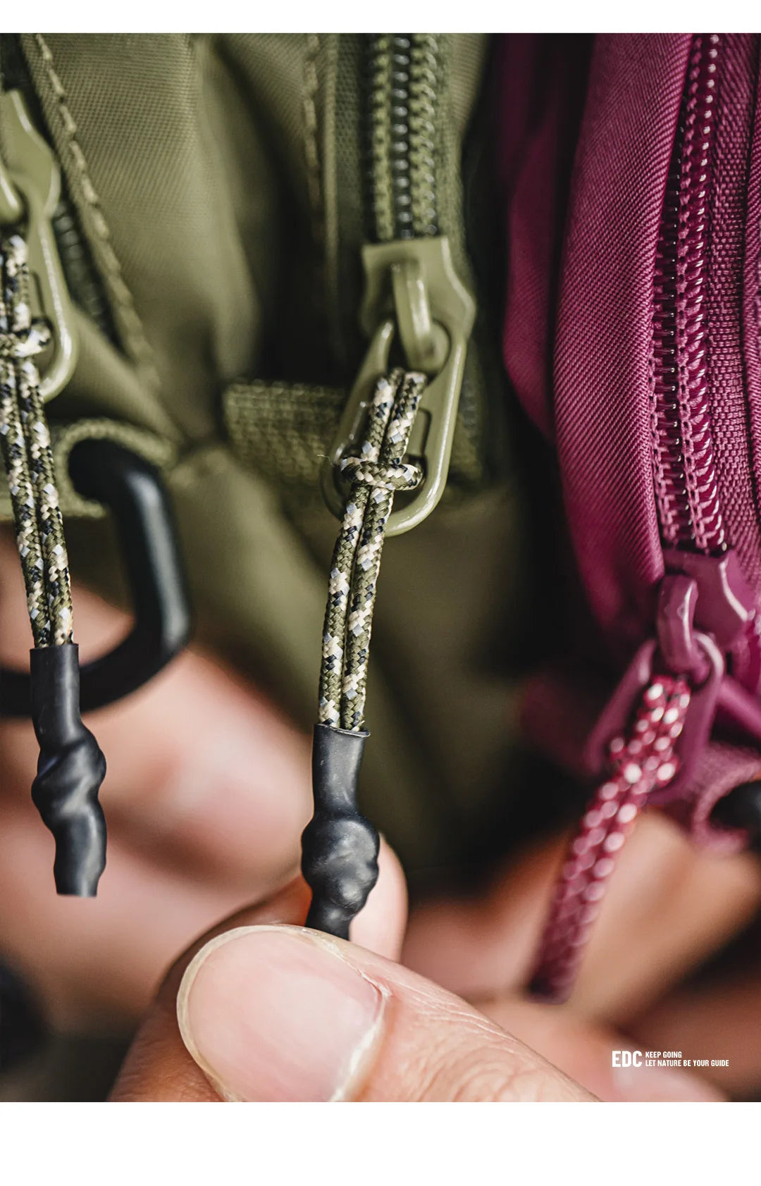 Men's Military Green Crossbody Bag | Compact Utility EDC Handbag