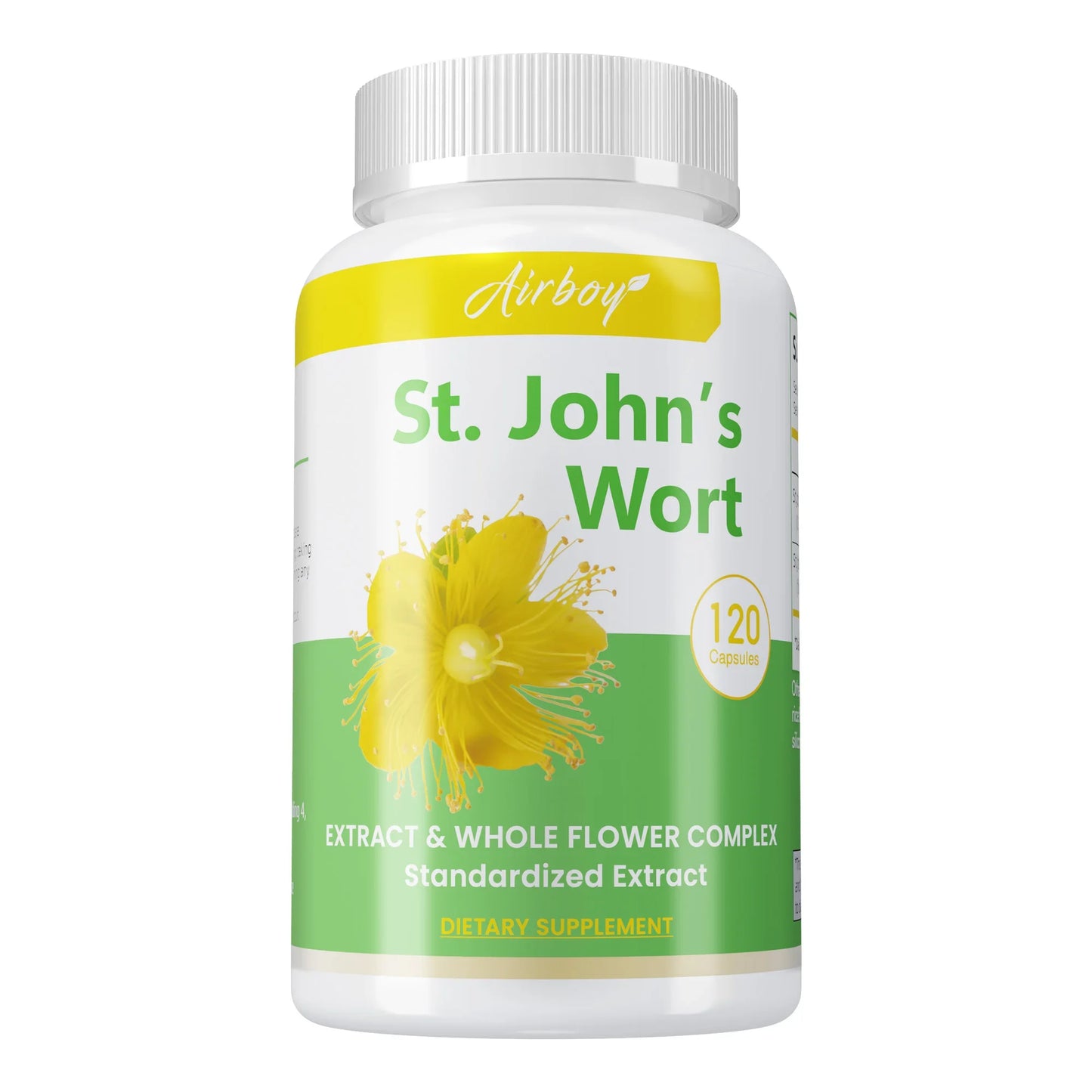 St. John's Wort Capsules | Boost Mood, Relieve Stress & Enhance Cognition