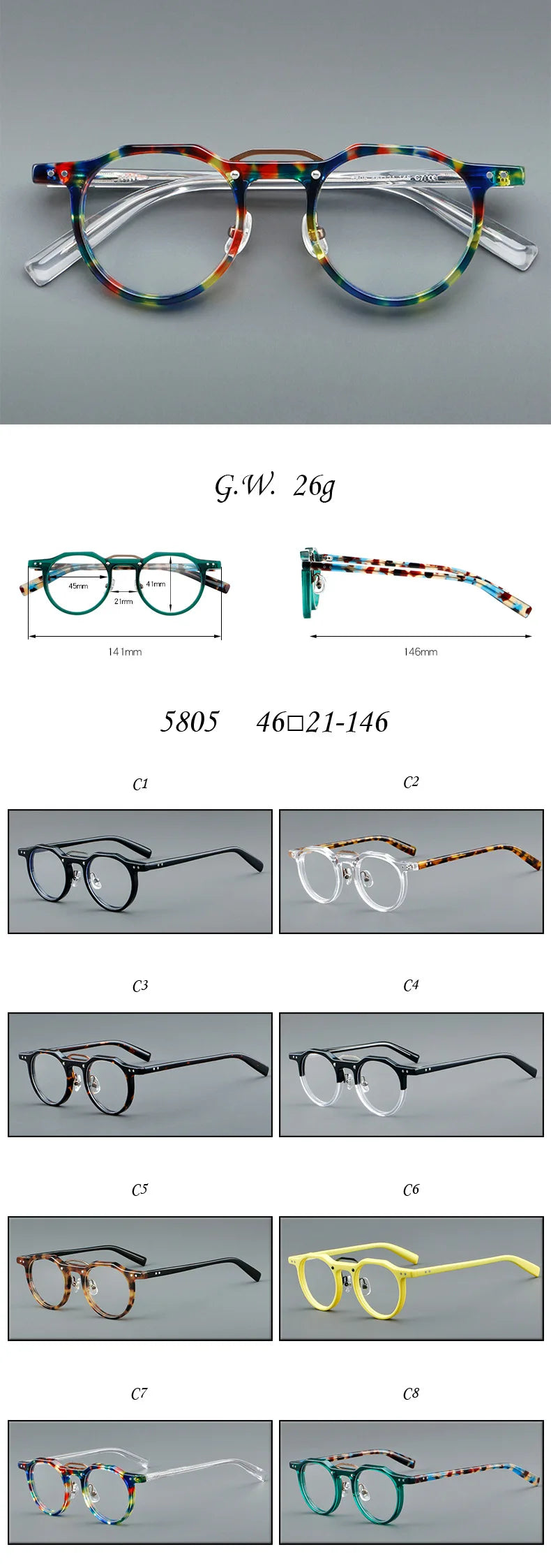 Personalized Anti-Blue Light Glasses | Custom Stylish Eye Protection